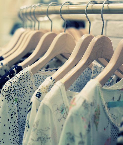 Clothes on Rack