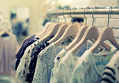 Clothes on Rack