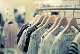 Clothes on Rack