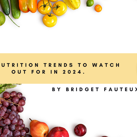 Predicting the Future: Seven Nutrition Trends to Keep an Eye on in 2024