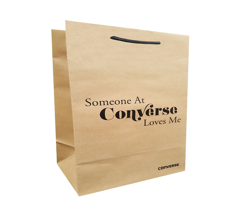 Converse paper bag