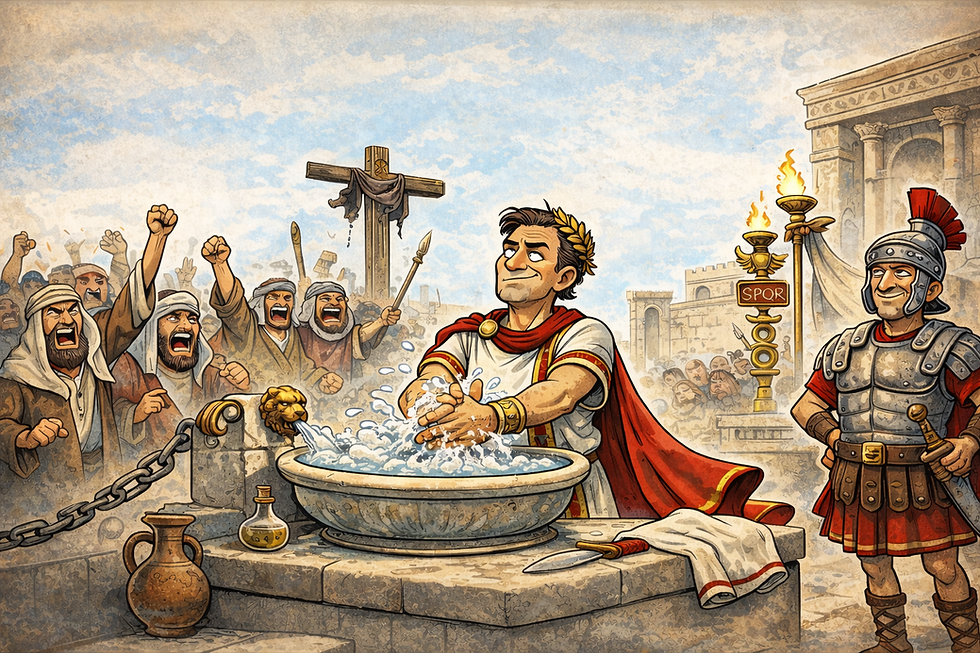 Elogio di Pilato. Ovvero: della nobile arte di lavarsene le mani