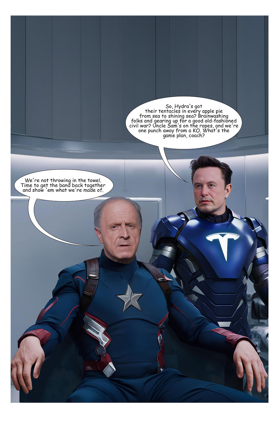 Figure 90 - Elon and Egon in the second installment of "Captain America Vs Hydra"