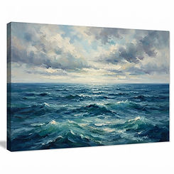 I want a sea background, can you make it just the sea and looking more like a painting .jp