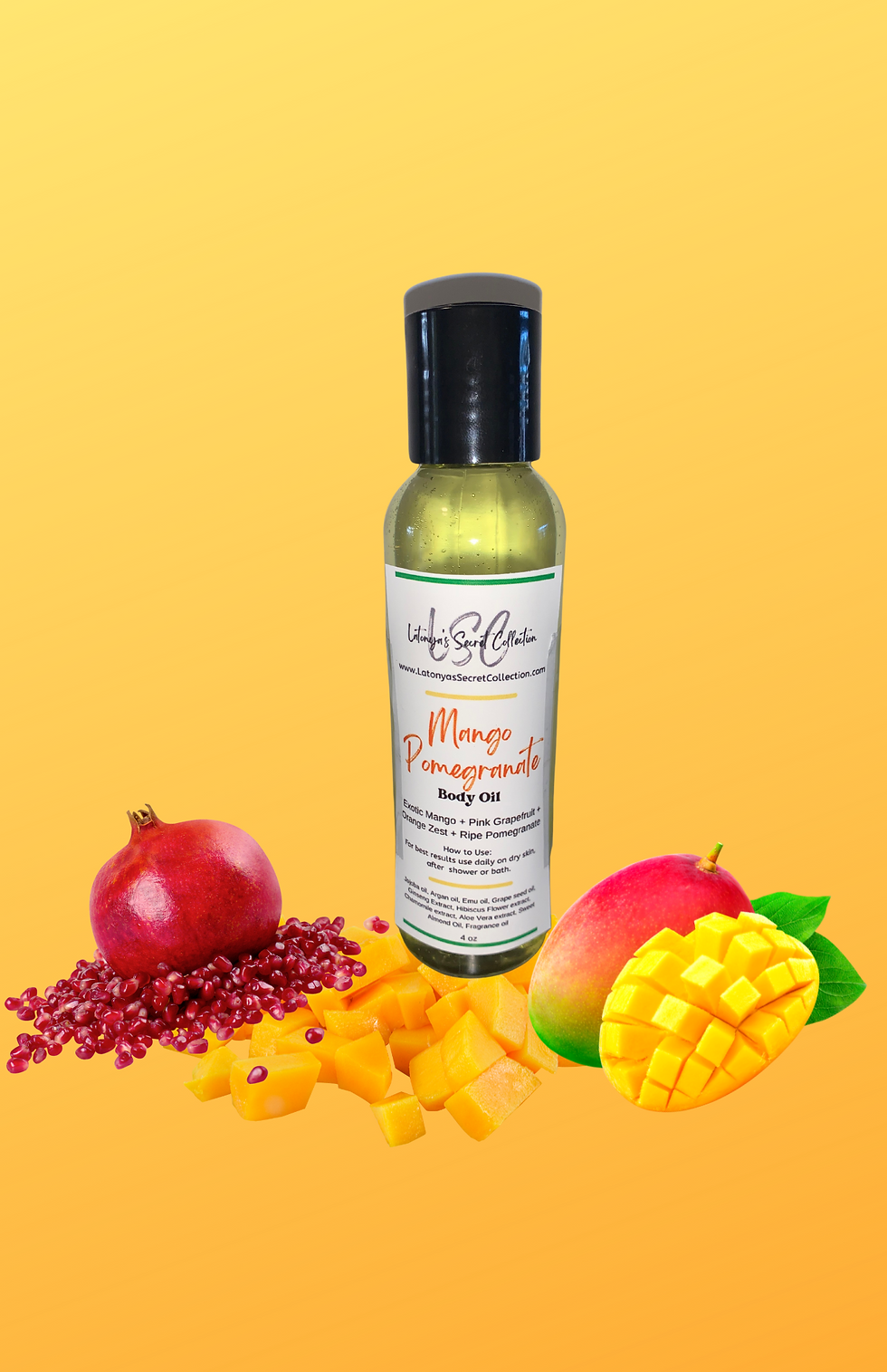 Mango Pomegranate - Massage & Body Oil
