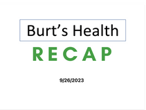 9/26 - Quick Update
