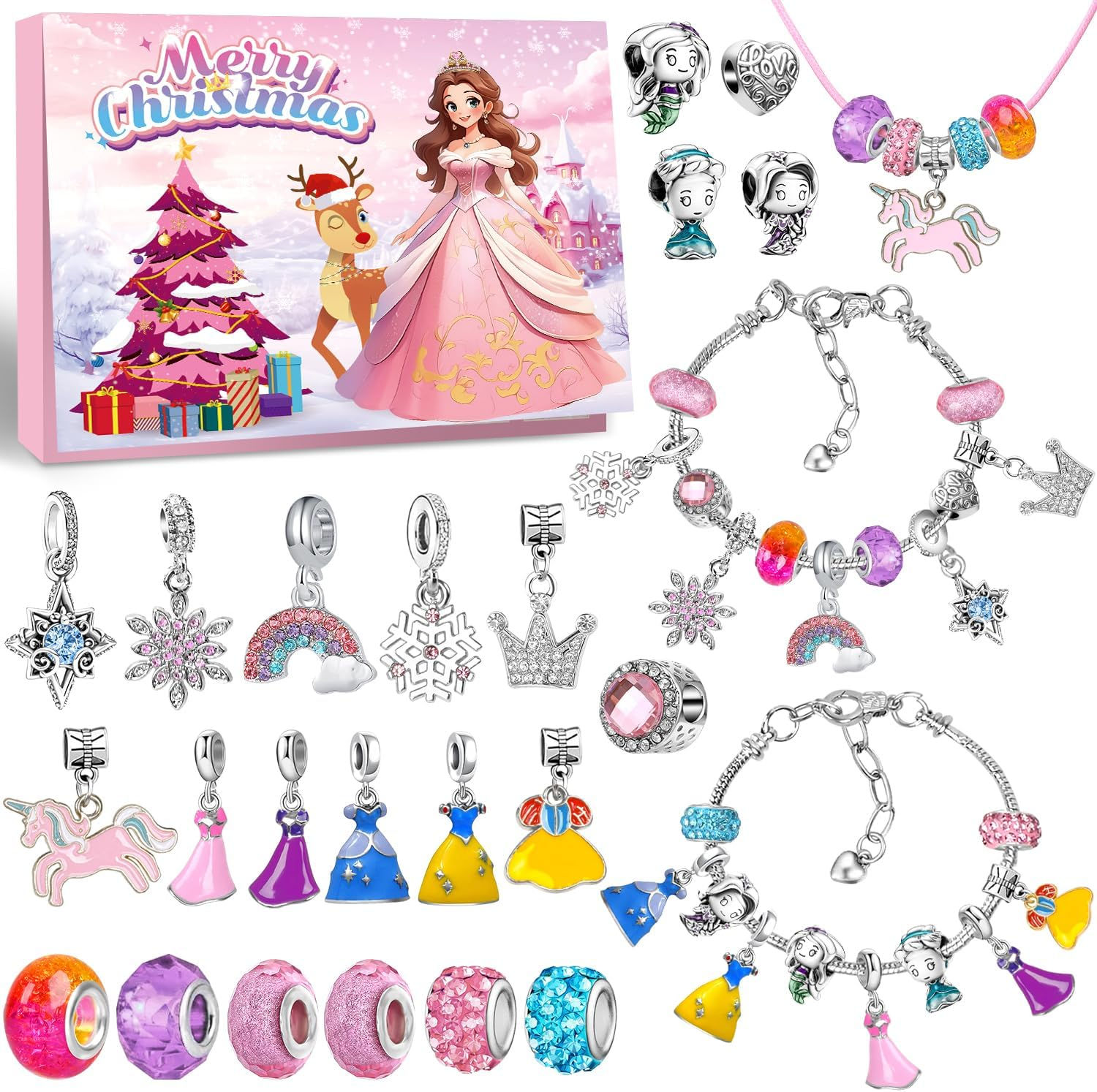 iZoeL Advent Calendar Jewellery Teenager Girls 2025