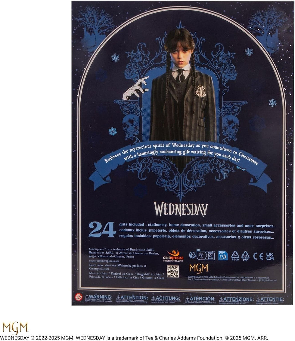 Миниатюра: 🖤Wednesday Advent Calendar 2025