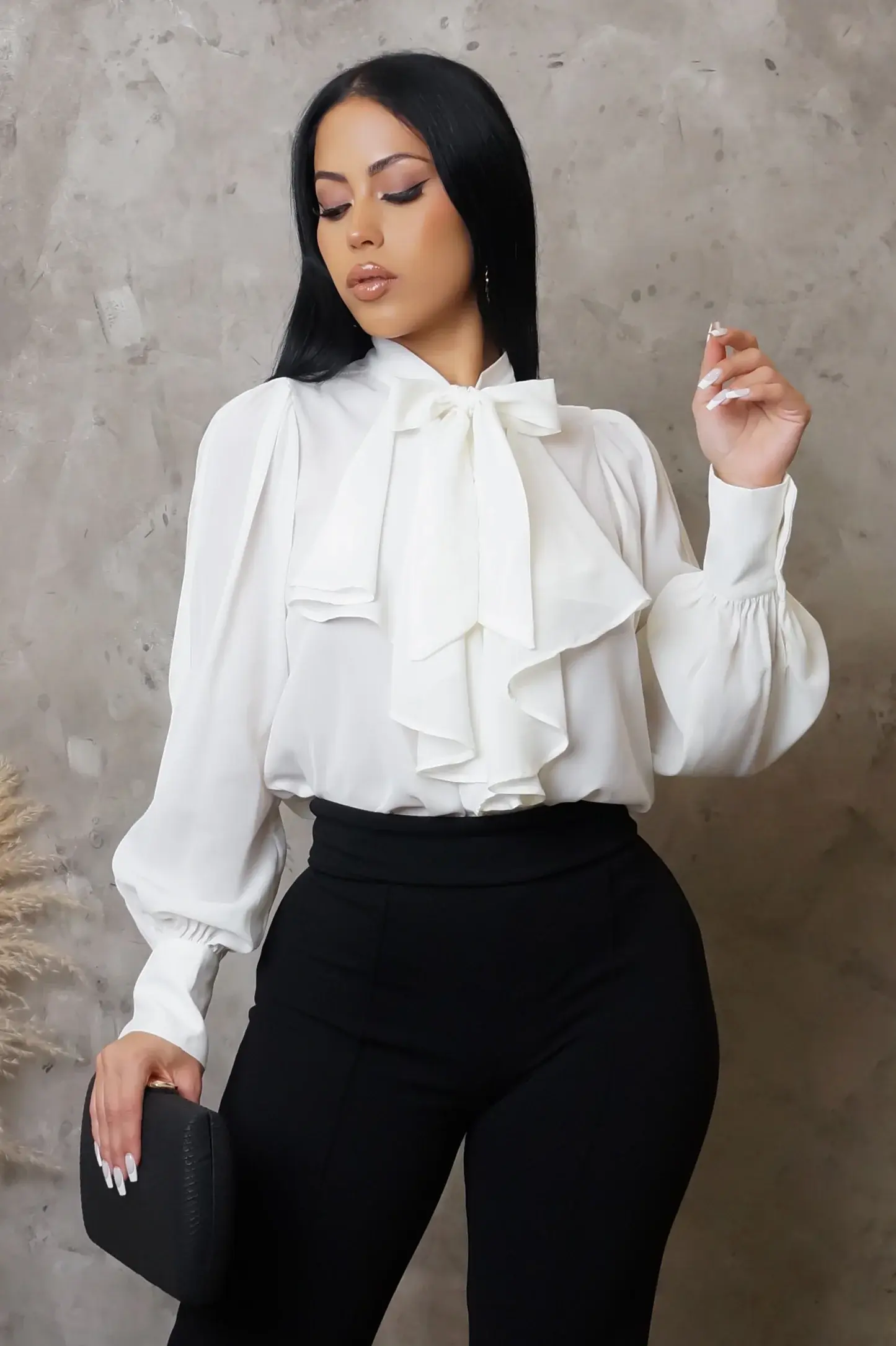 Class Act Blouse - White 