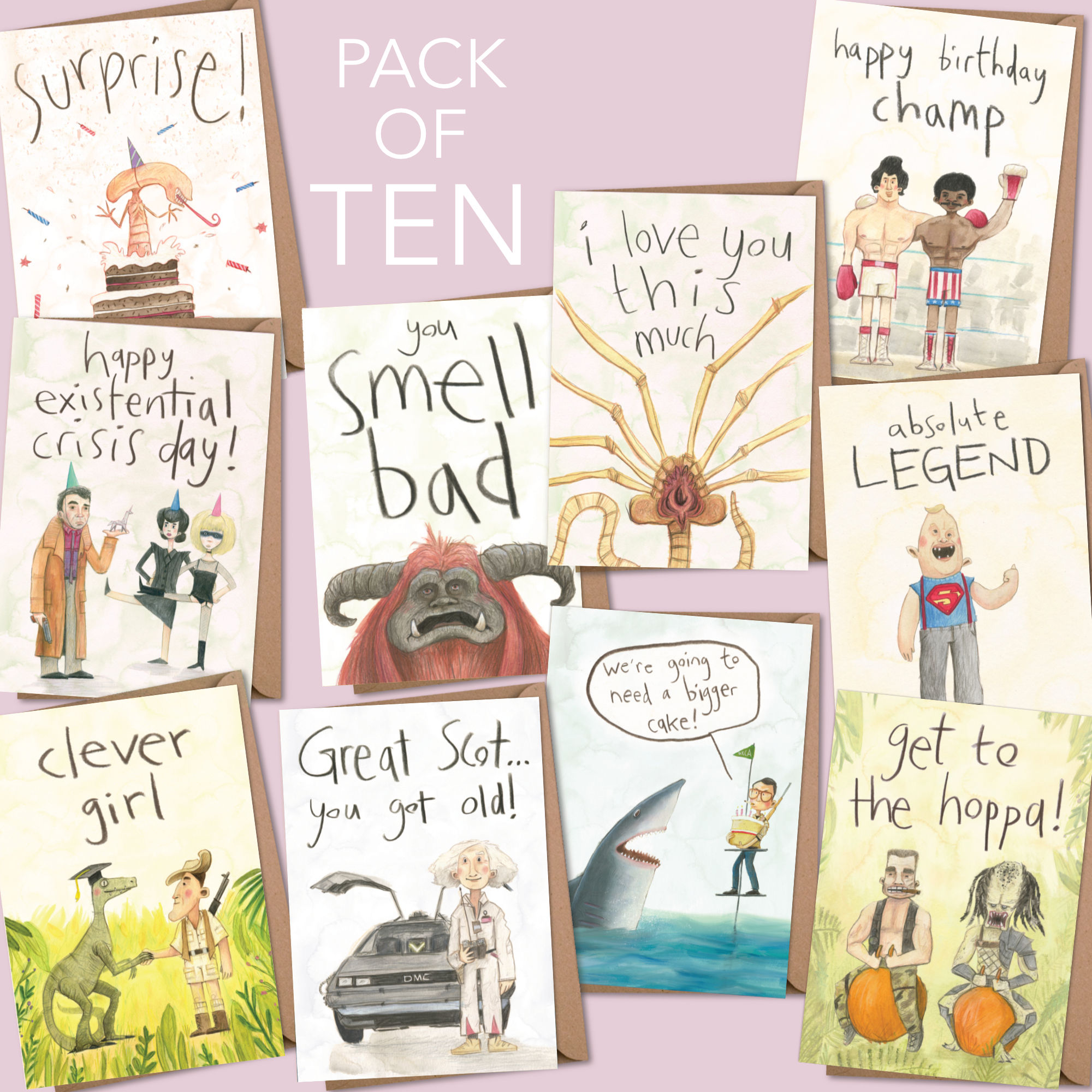 Deleted Scenes - 10 Pack Cards