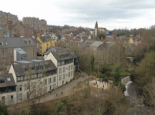 Dean Village from Dean Bridge 