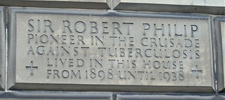 Sir Robert Philip  plaque 45 Charlotte Square Edinburgh