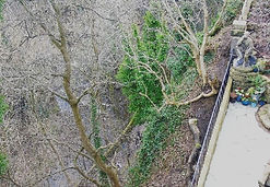 Dean Bridge Man thinking of Jumping