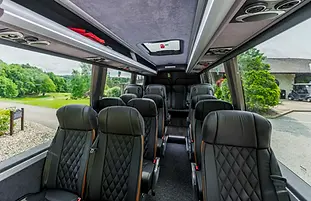 16 passenger coach with luggage trailer