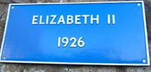 Elizabeth II Plaque