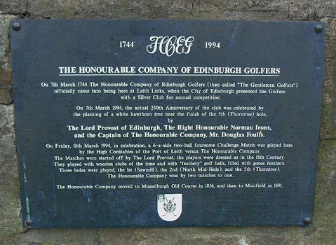 The Honourable Company of Edinburgh Golfers