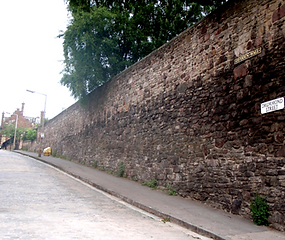 Flodden Wall Drummond Street Edinburgh City Wall.