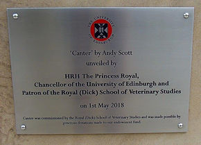 Canter by Andy Scott unvieled by HRH Princess Anne.JPG