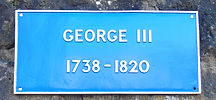 George III Plaque