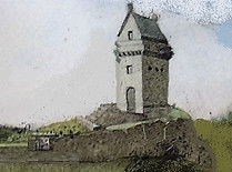 Canmore Tower Image in Pittencrieff Park Dunfermline