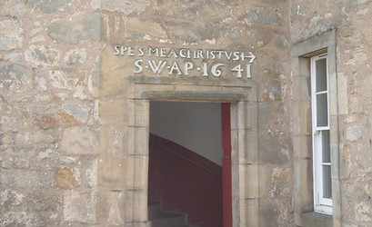 Marriage Stone Lintel Plewlands House South Queensferry