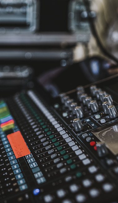 Console de mixage audio