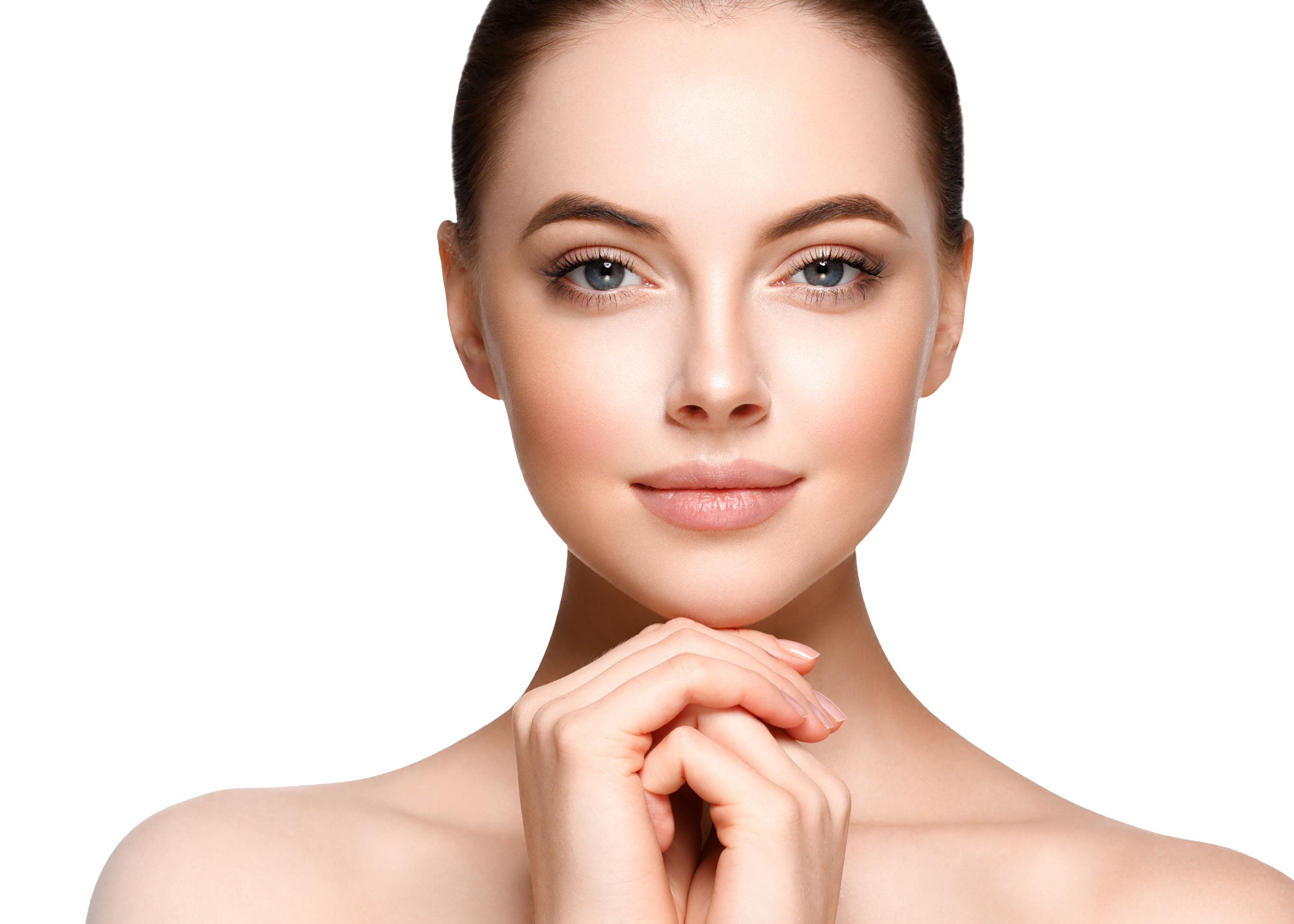 Revive Luxe customer, after microneedling and dermaplaning