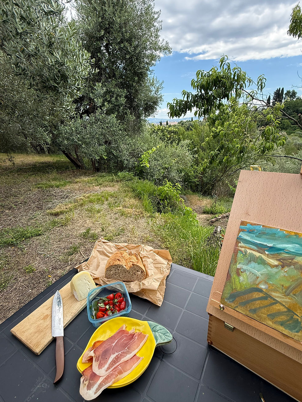 Thumbnail: Lunch In The Olive Grove No. 4