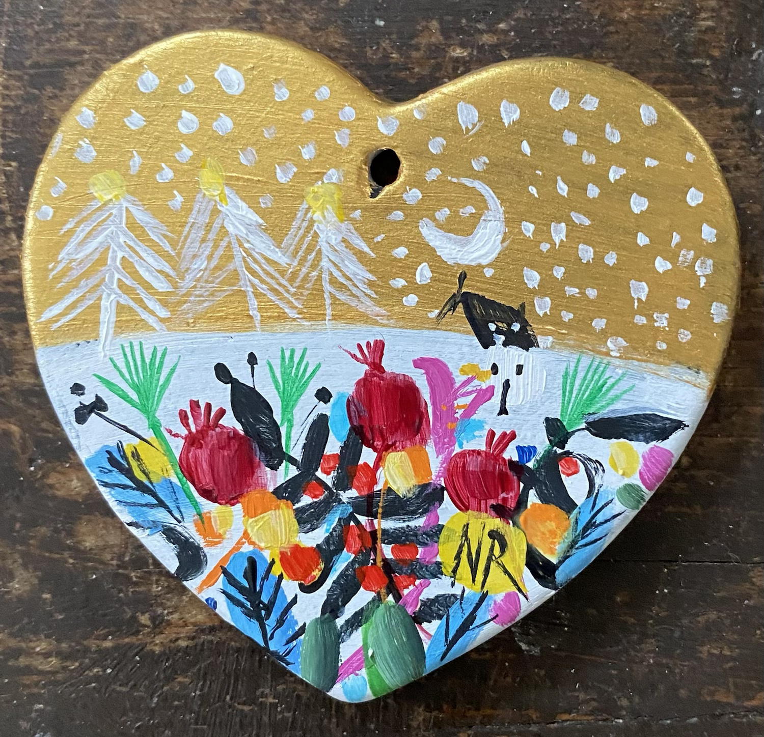 Small Gold Heart