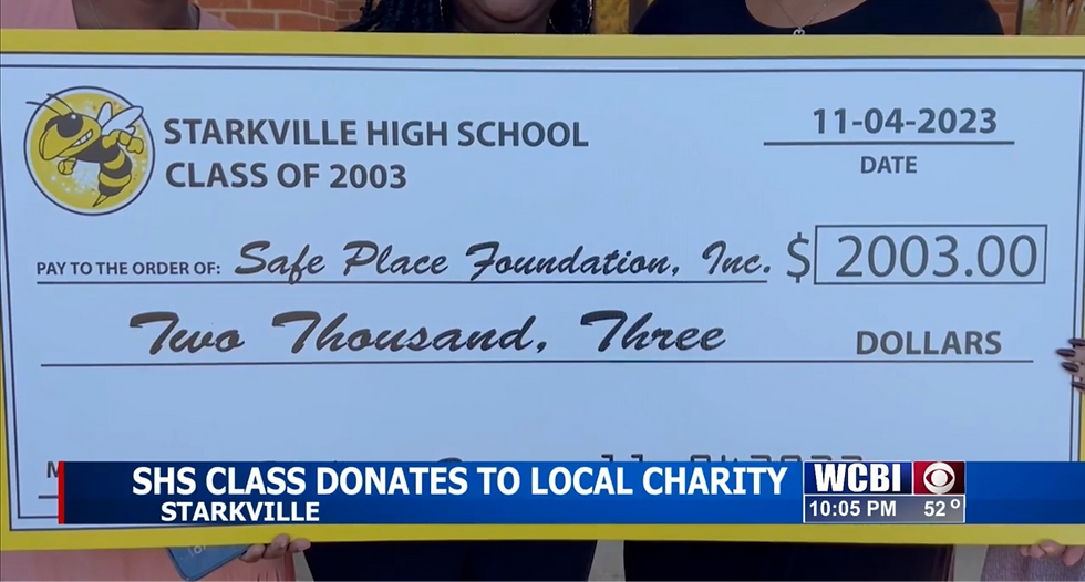 Starkville High class of 2003 donates to local foundation