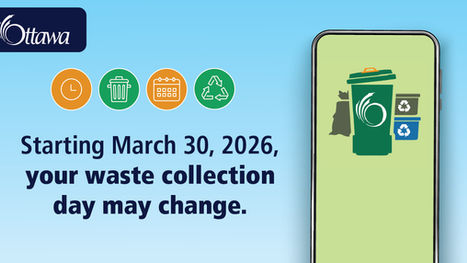 As of March 30, Waste Collection Day May Change for Some Households