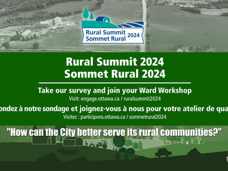 Full "As We Heard It" Report From City Staff on Ward 5 Rural Summit Workshop in June 2024