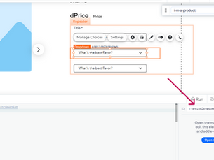 Adding custom product options to Wix product page