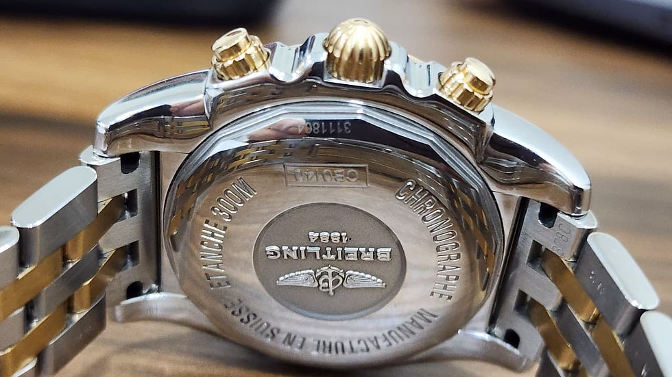 Breitling Chronomat CB0140 Watch 41mm Steel Gold Automatic Chronograph
