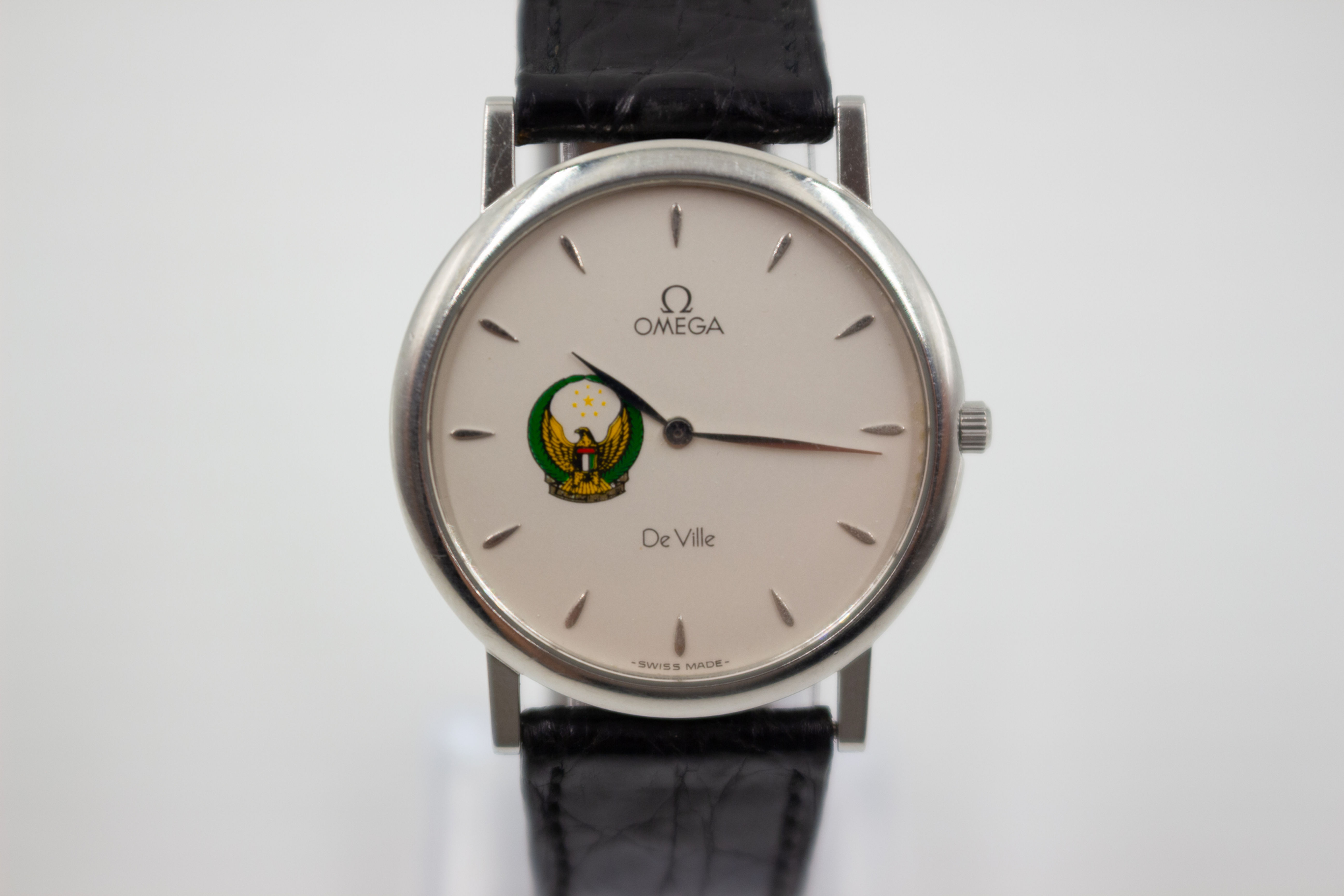 Omega DeVille UAE Police Quartz 32mm Vintage Wristwatch