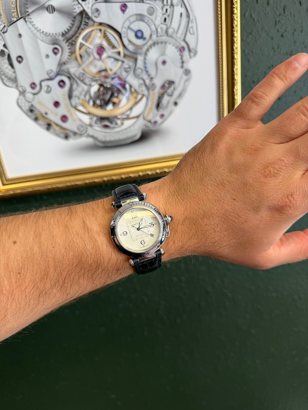 Thumbnail: Cartier Pasha 2379 Watch Automatic 38mm Steel Silver Dial