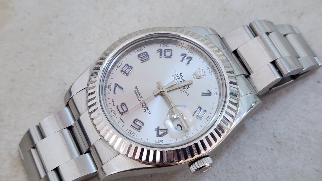 Rolex Datejust II Watch 116334 Automatic 41mm Steel Case Silver Dial