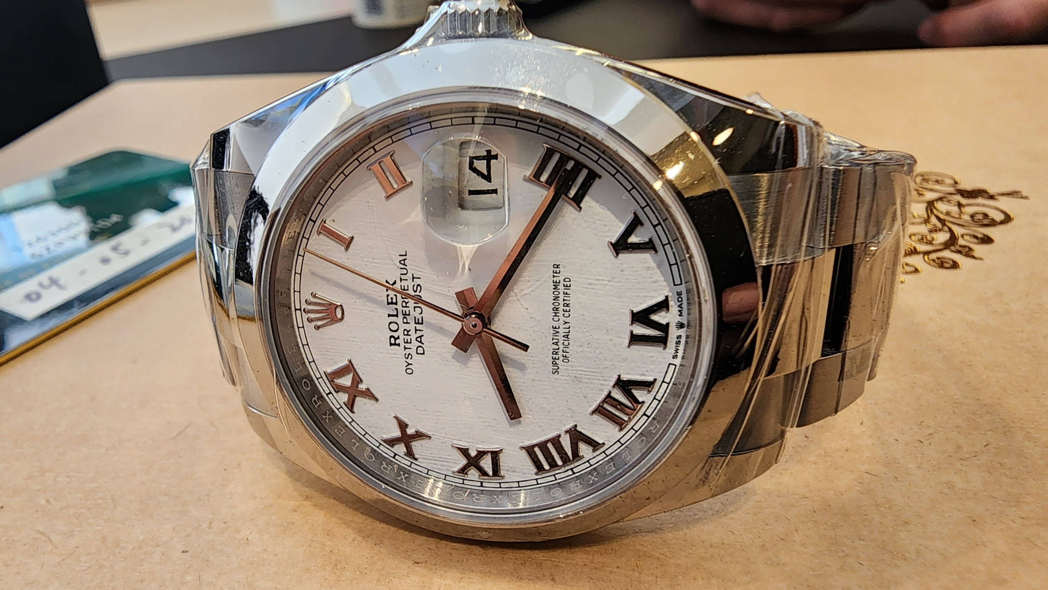 Rolex Datejust 41 Watch Ref. 126300 Steel Automatic 2025 New Unworn W Card