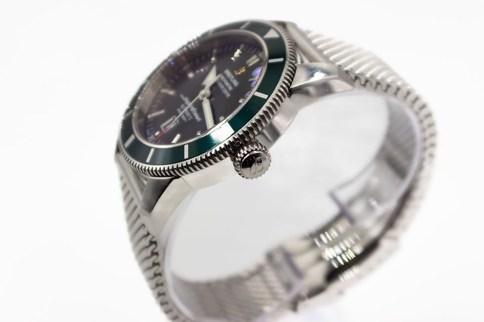 Thumbnail: Limited Edition Breitling SuperOcean Heritage 46 Automatic Wristwatch Green