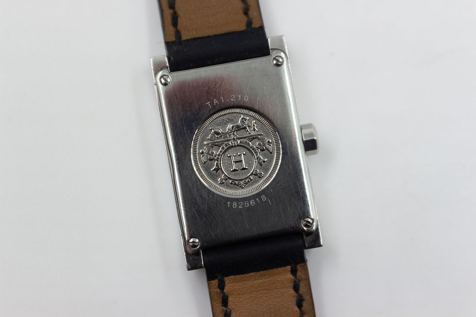 Thumbnail: Hermes Tandem TA1.210 Quartz Wristwatch Full Set