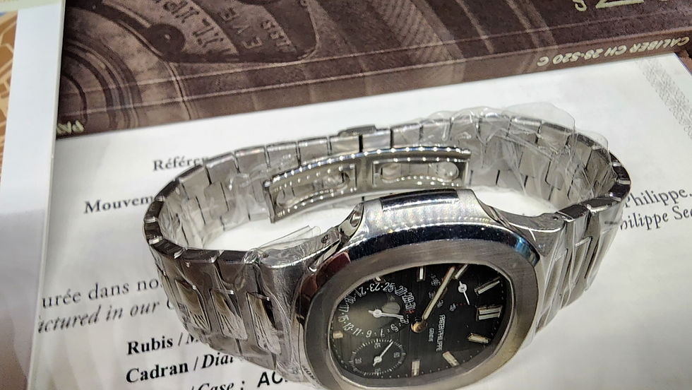 Thumbnail: Patek Philippe Nautilus Watch 2021 ref 5712/1A Steel Blue Dial 40mm