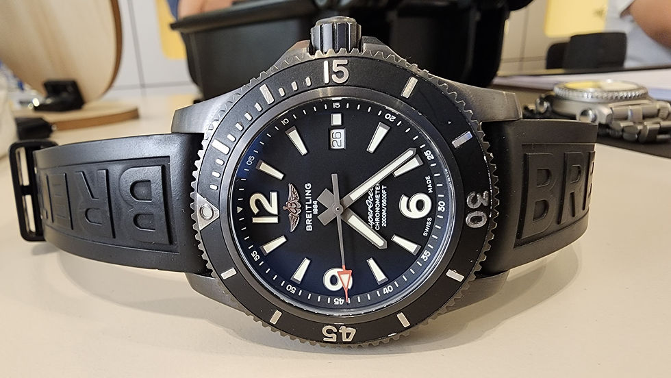 Breitling SuperOcean Watch 46mm Black M17368 Automatic