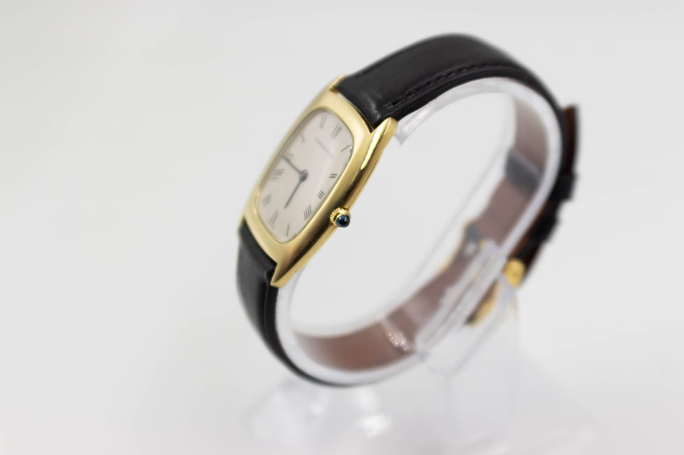 Thumbnail: Audemars Piguet  Cal. 2003 Solid 18k Gold Manual Wind 27x35mm Vintage Wristwatch
