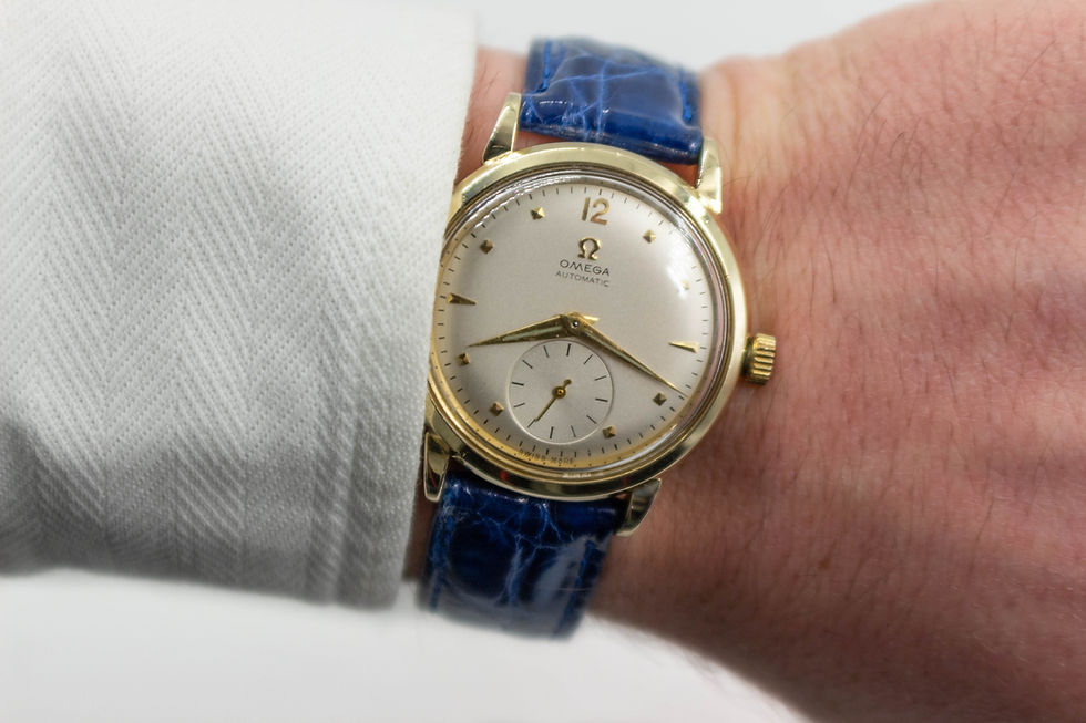 Omega Bumper Automatic Cal.342 14k Gold Fill Vintage Wristwatch