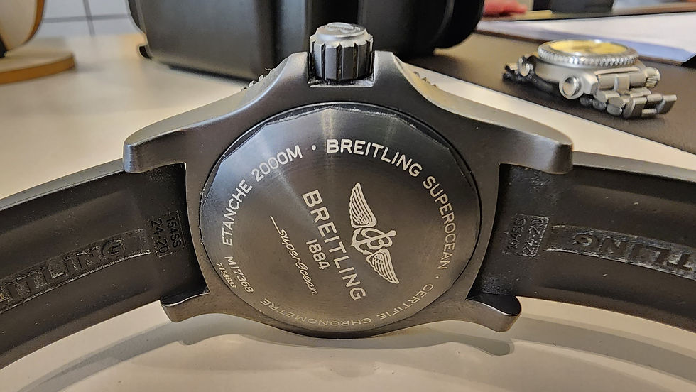 Breitling SuperOcean Watch 46mm Black M17368 Automatic