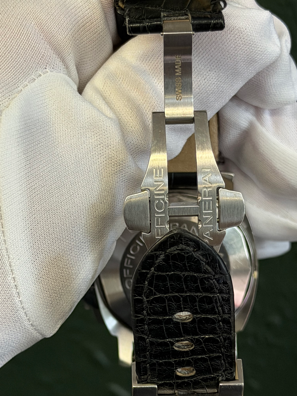 Thumbnail: Panerai Luminor Chronograph Daylight Watch 44mm Black Dial Steel Automatic