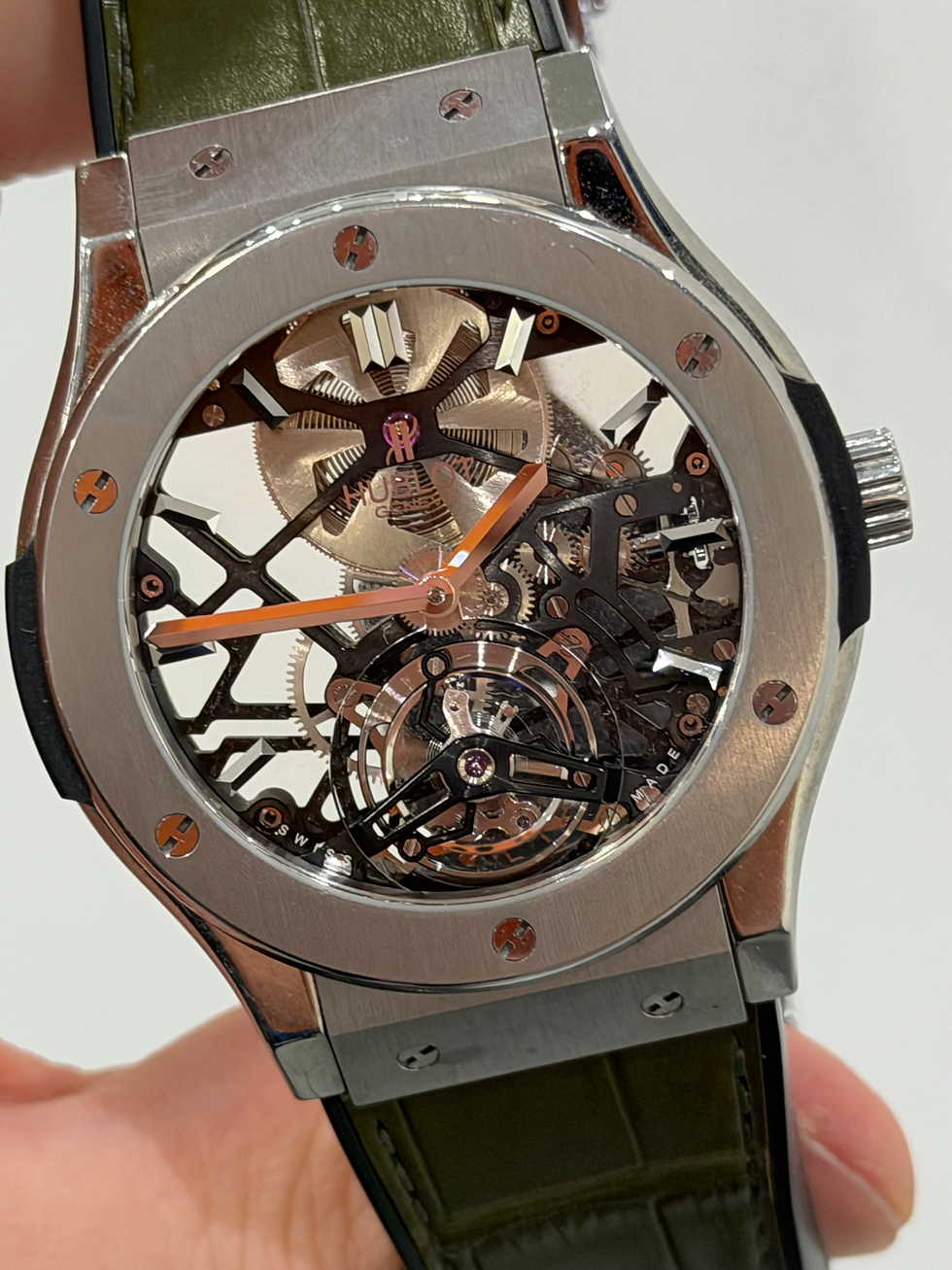 Thumbnail: Hublot Classic Fusion Tourbillon Watch 505.NX.0170.LR Titanium 45mm