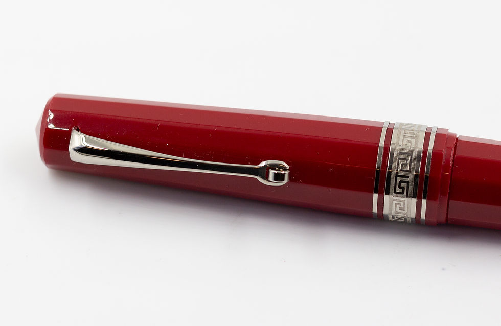 Thumbnail: Omas Arte Italiano Art Deco Collection certified Edition Fountain Pen Titanium