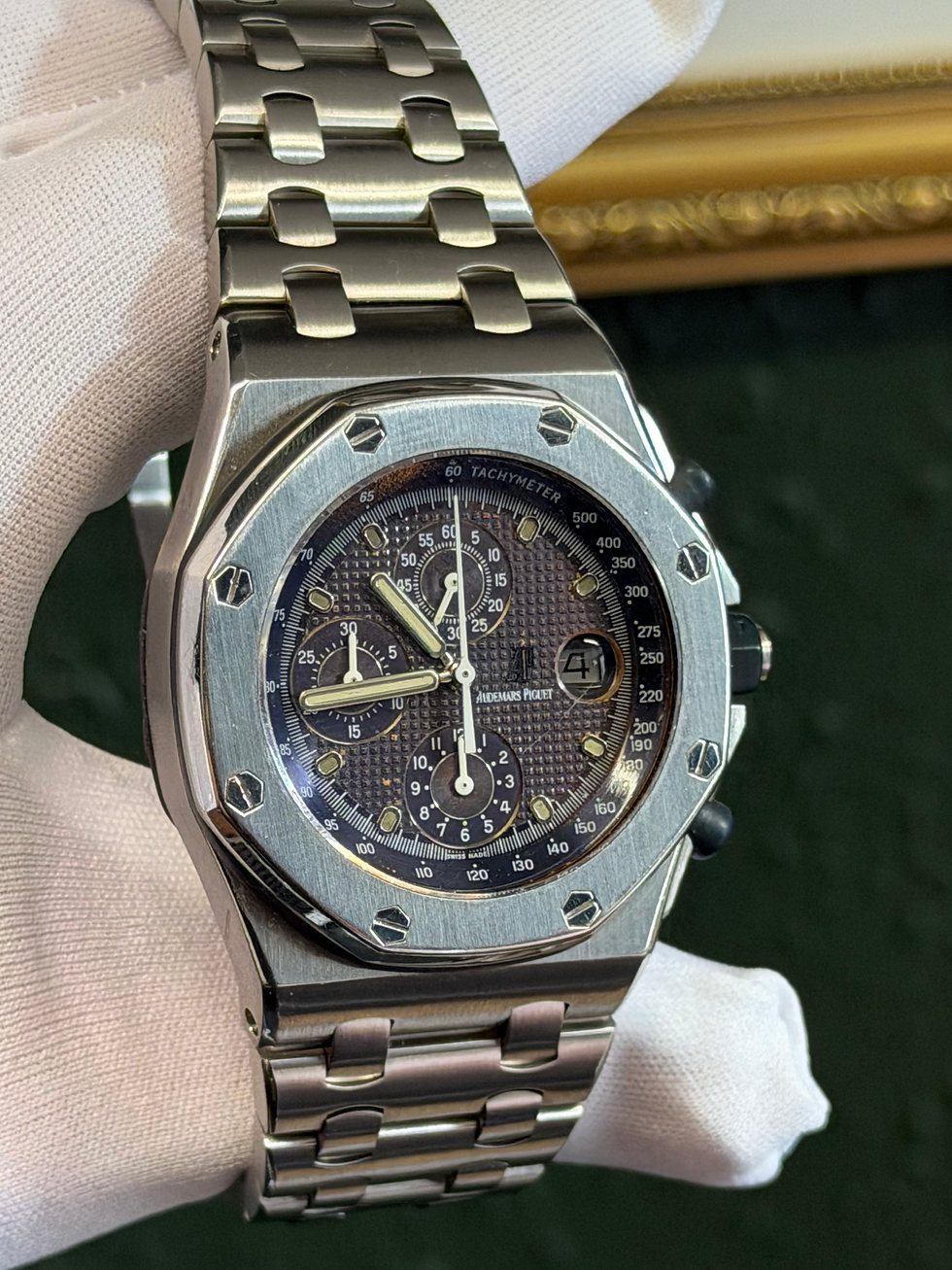 Thumbnail: Audemars Piguet Royal Oak Offshore 25721ST Steel Automatic Blue Dial 42mm