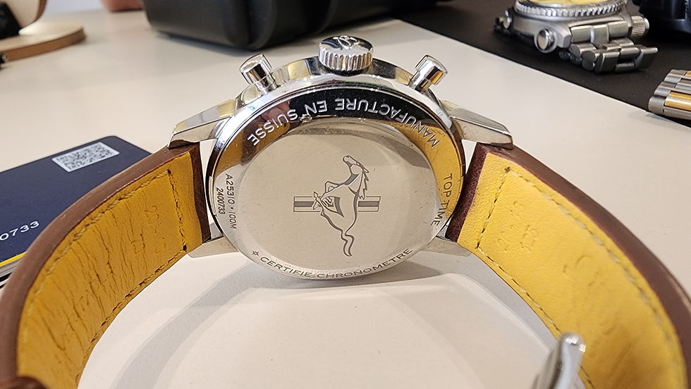Thumbnail: Breitling Top Time Watch Ford Mustang A25310 Automatic 42mm Green Dial